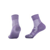 Crew Merino Wool Hiking Socks | Solid Colors Ventilated Design